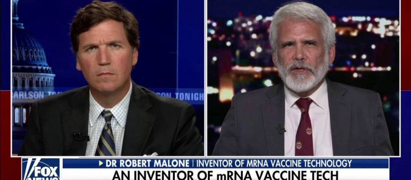 Ξέσπασμα στο FOXnews του εφευρέτη των εμβολίων τεχνολογίας mRNA: «Είναι επικίνδυνα για τους νέους»